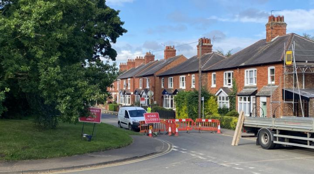 Several trees have been removed along Brooke Road in Oakham (Rutland County Council).