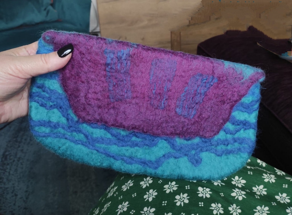 Wet Felted Clutch Bag Workshop 