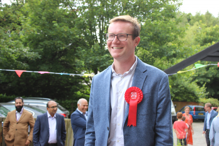 Tim Roca was elected as Macclesfield's first-ever Labour MP earlier this month. 