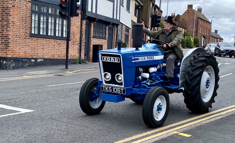 Jim's Tractor Run convoy will travel through Market Street and park up at the Bath Grounds in Ashby de la Zouch. Photo: Ashby Nub News