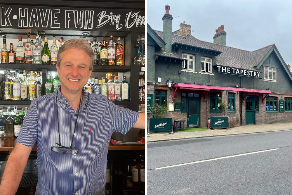 Jackson has been running The Tapestry Tapas Bar in Mortlake, Richmond for the last 23 years (credit: Cesar Medina).