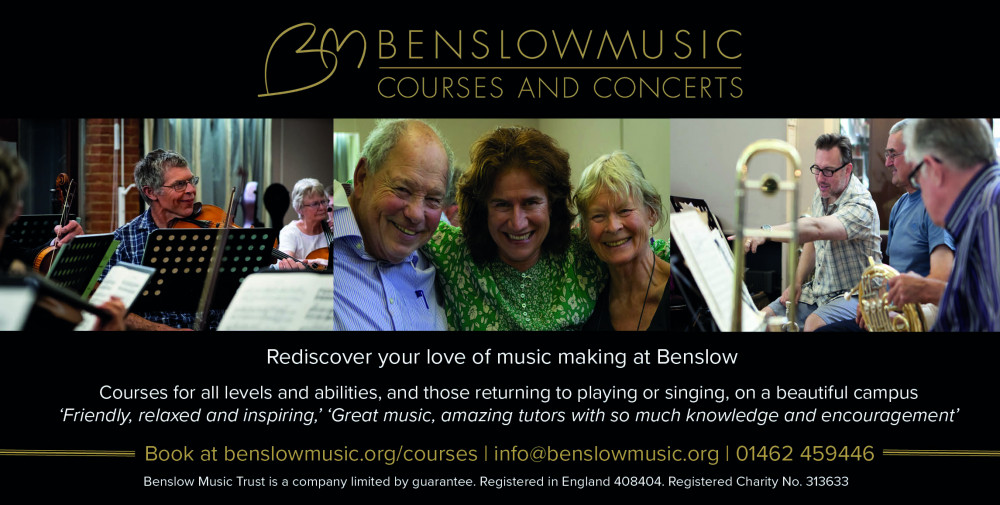 Benslow Music has a number of courses on offer this August! (image supplied)