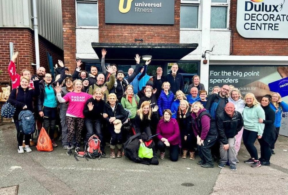 Universal Fitness members and staff raised an incredible;e £17,500 for a local charity (Universal Fitness).