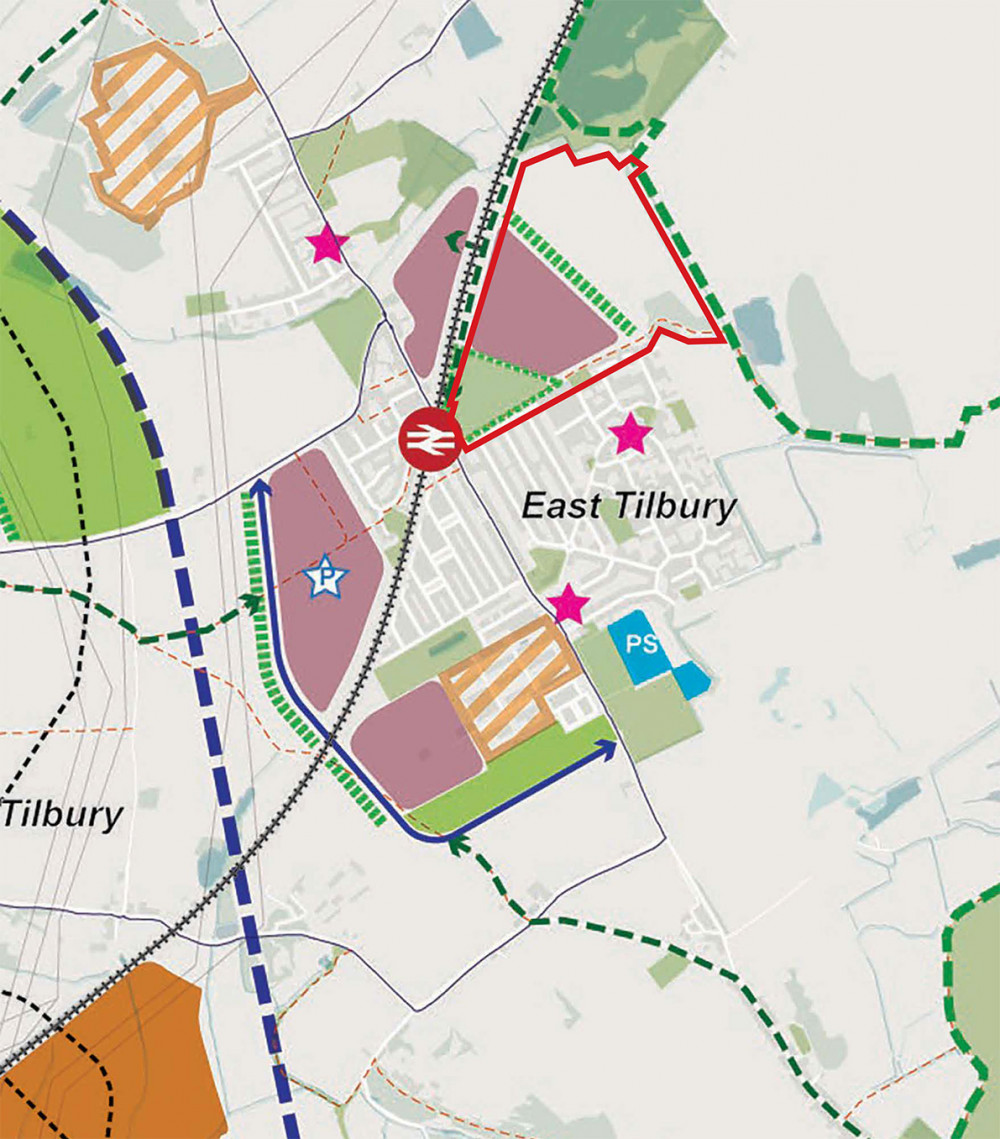 The location of the proposed development.