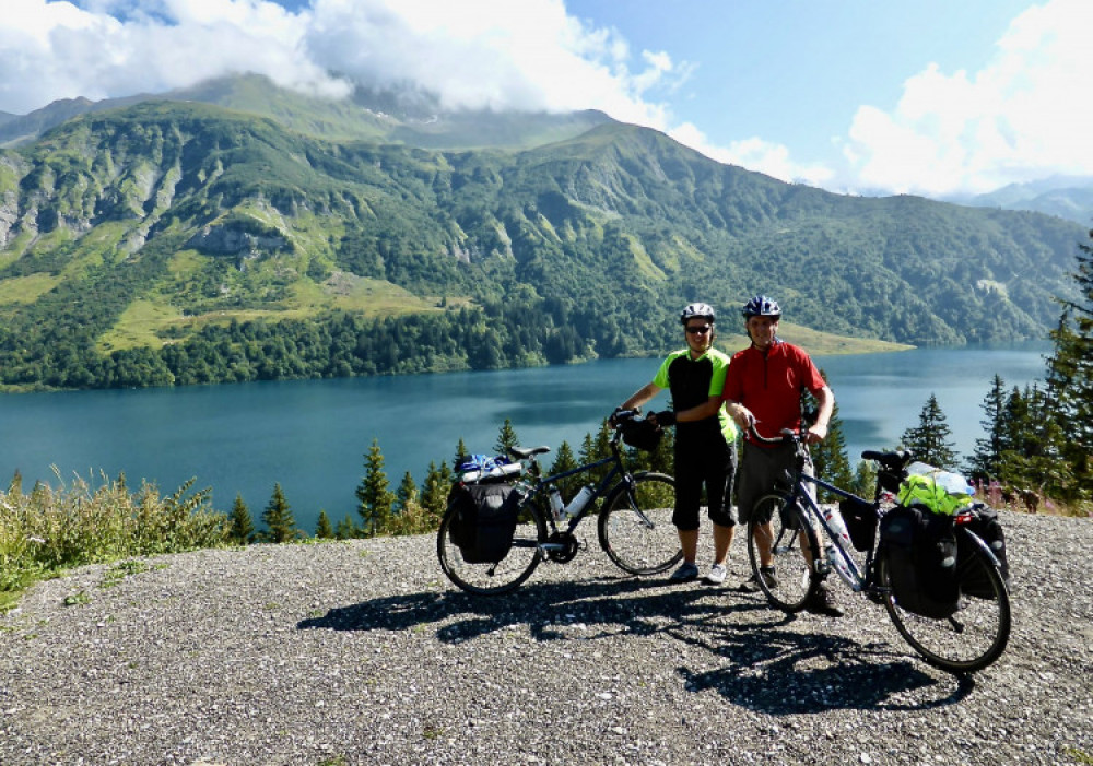 Richard and Ange Bebbington will be cycling from Rome to Ashby next month. Photos: Supplied