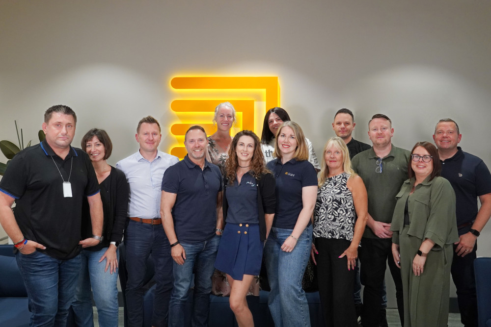 Quint Group staff will be taking on Kinder Scout and two other local peaks to raise money in memory of a Macclesfield woman. (Image - Quint Group at Alderley Park Macclesfield)