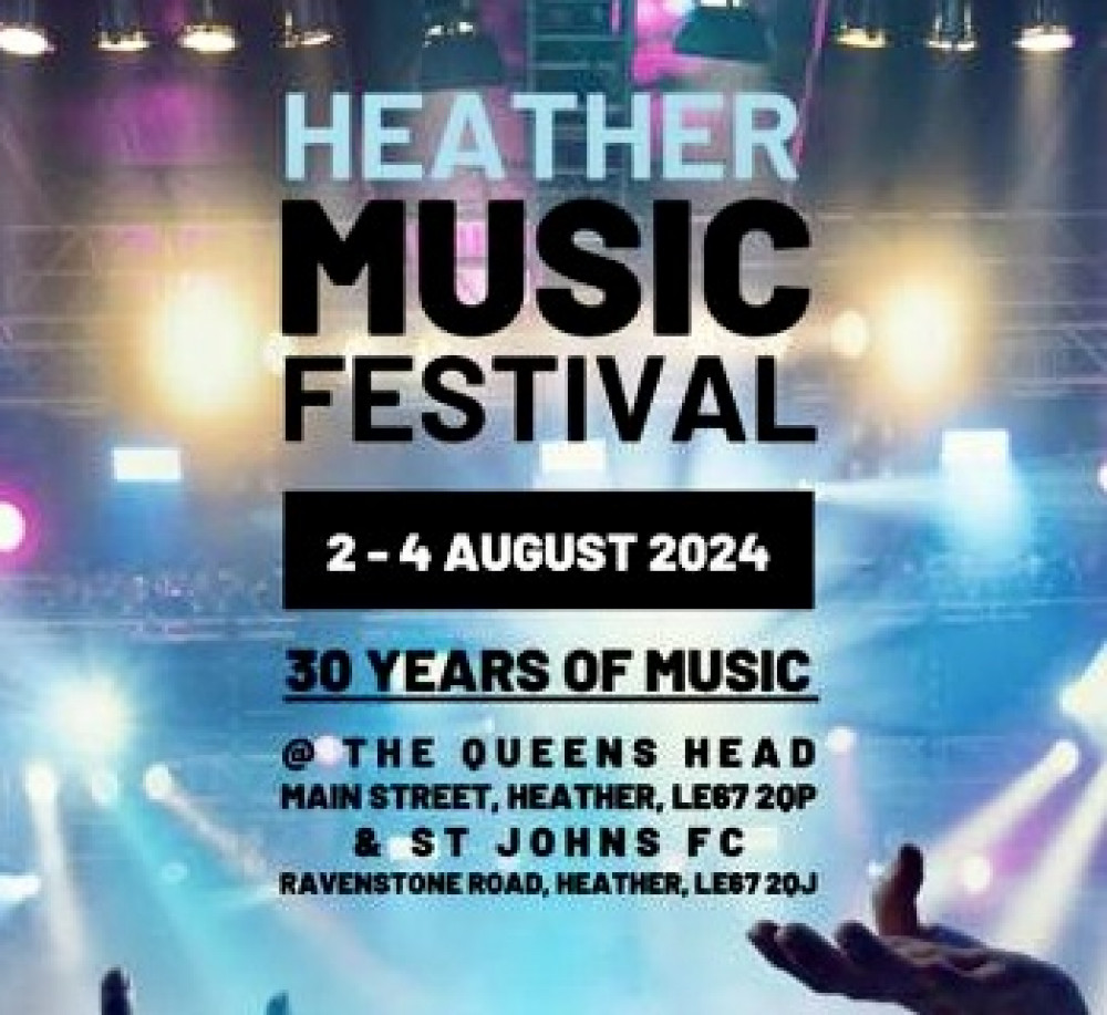 Heather Music Festival across various venues in Heather, near Coalville