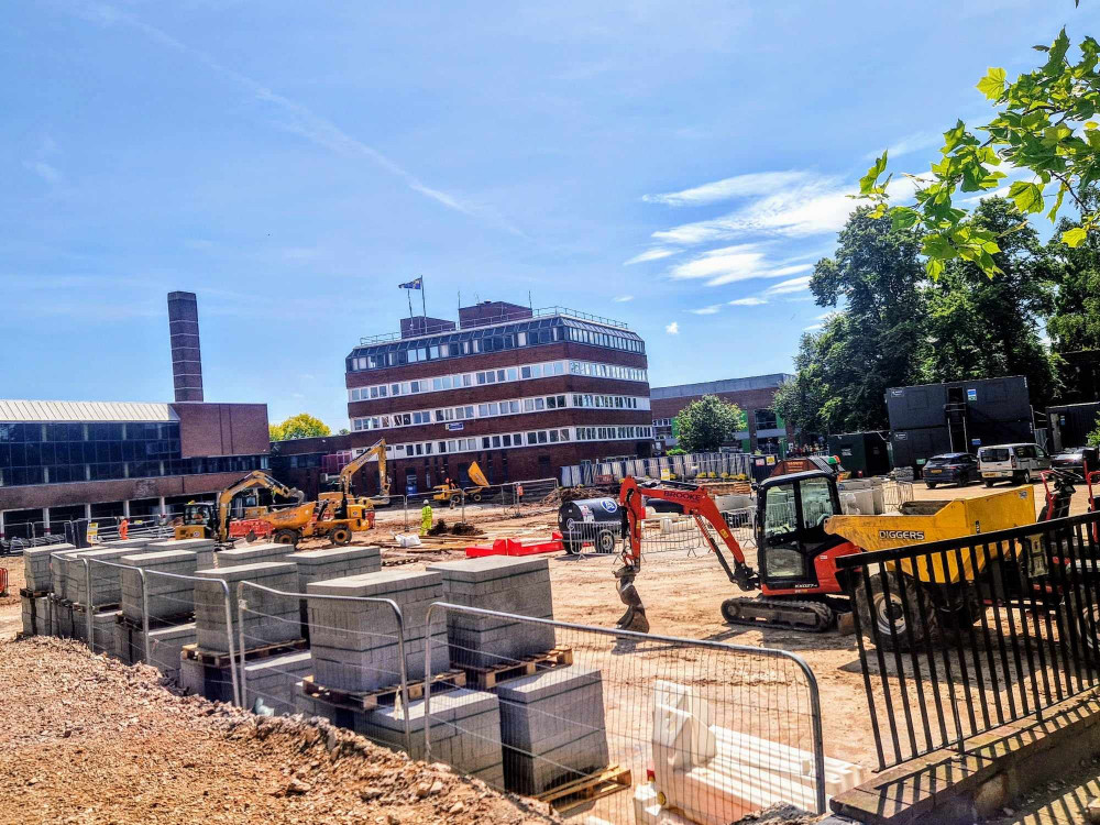 Crewe's new history centre will be based next to Memorial Square in the town centre (Ryan Parker).