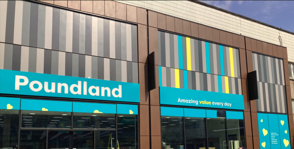 The new Poundland in Stockport town centre will open at 9am on Saturday 3 August, on the site of the former BHS store (Image - Stockport Council)