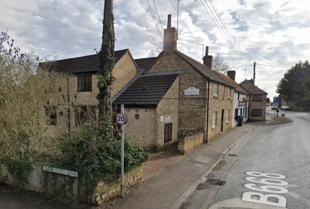 The former Oak House Care Home and Post Office in Greetham will become a new residential development (Google).