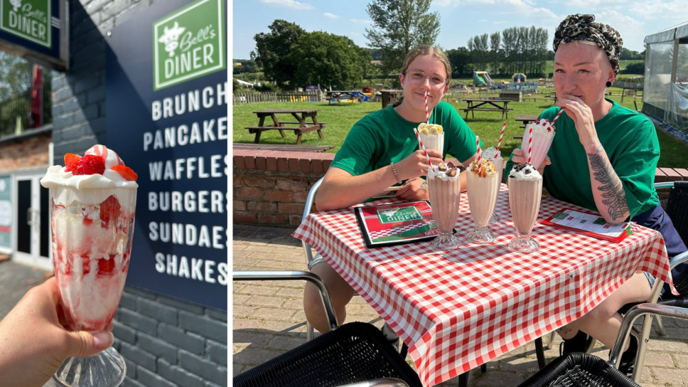 Bell's Diner is affectionately named after milking cow Bluebell (image supplied)