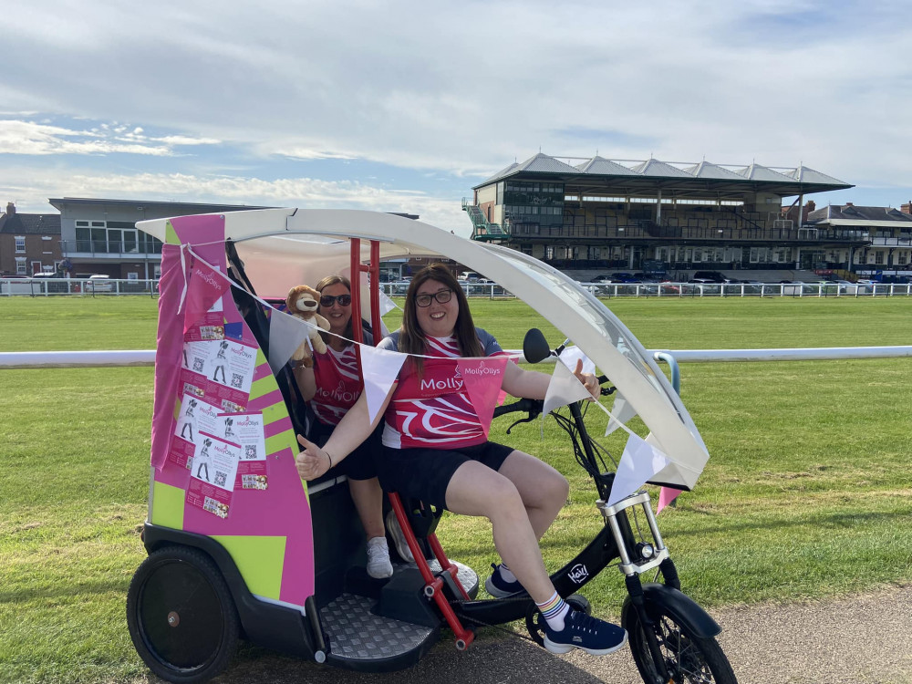 Prolific fundraiser and Morrisons Community Champion in Leamington, Alex Pearson was joined by Molly Ollys founder Rachel Ollerenshaw