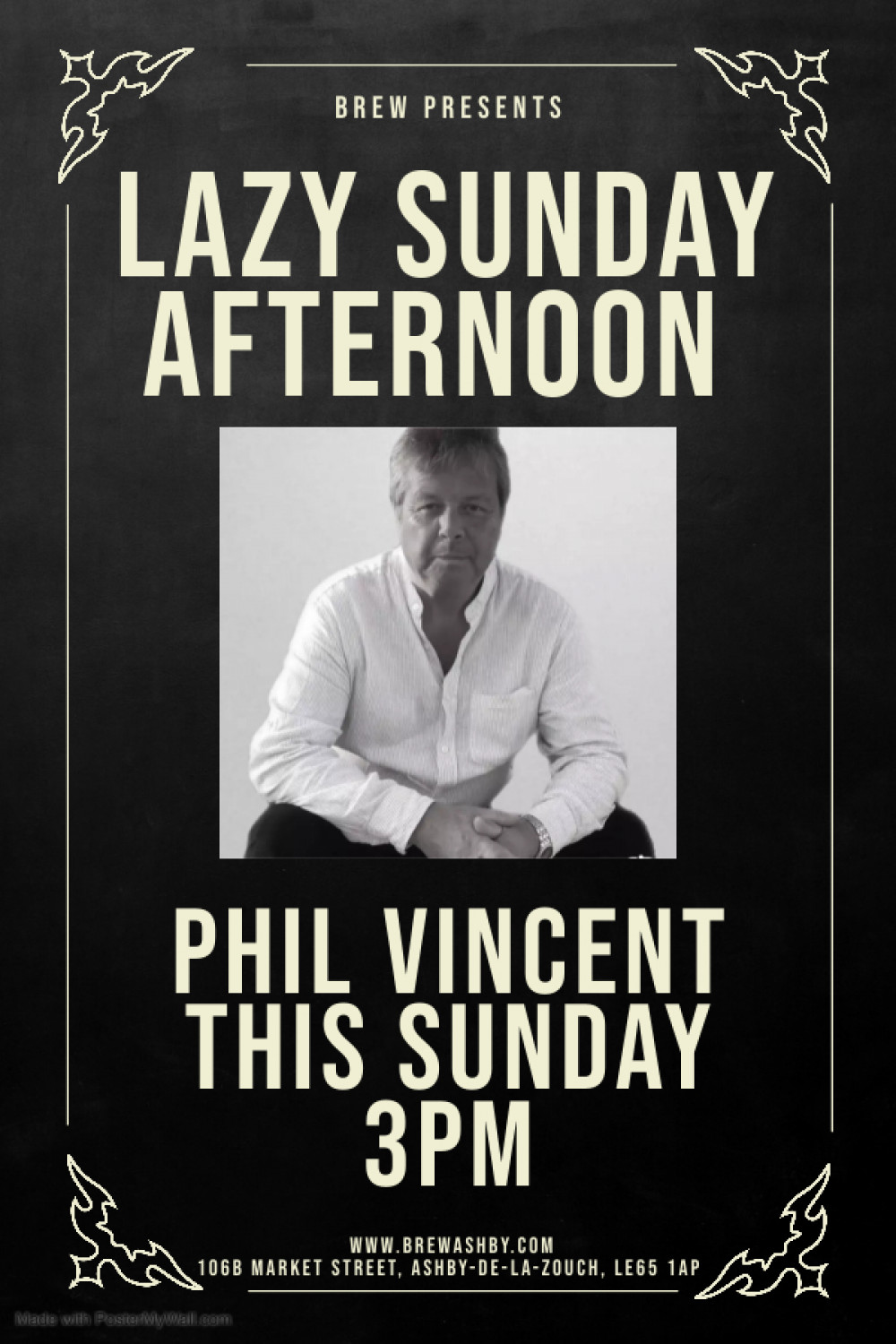 Lazy Sunday Afternoon Acoustic Sessions with Phil Vincent