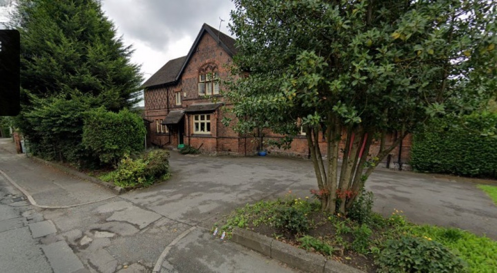 New plans have been submitted to subdivide a 19th century Crewe vicarage into two separate dwellings, with one retained for church use and the other to be rented out (Google).