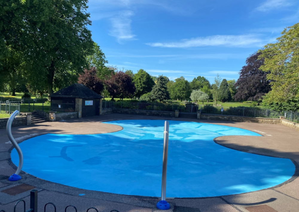 The paddling pool in St Nicholas Park (image via Warwick District Council)