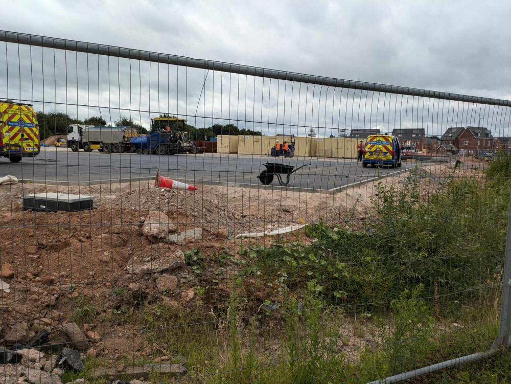 Work on the new Sainsbury's in Alsager is well underway. (Photo: Nub News)