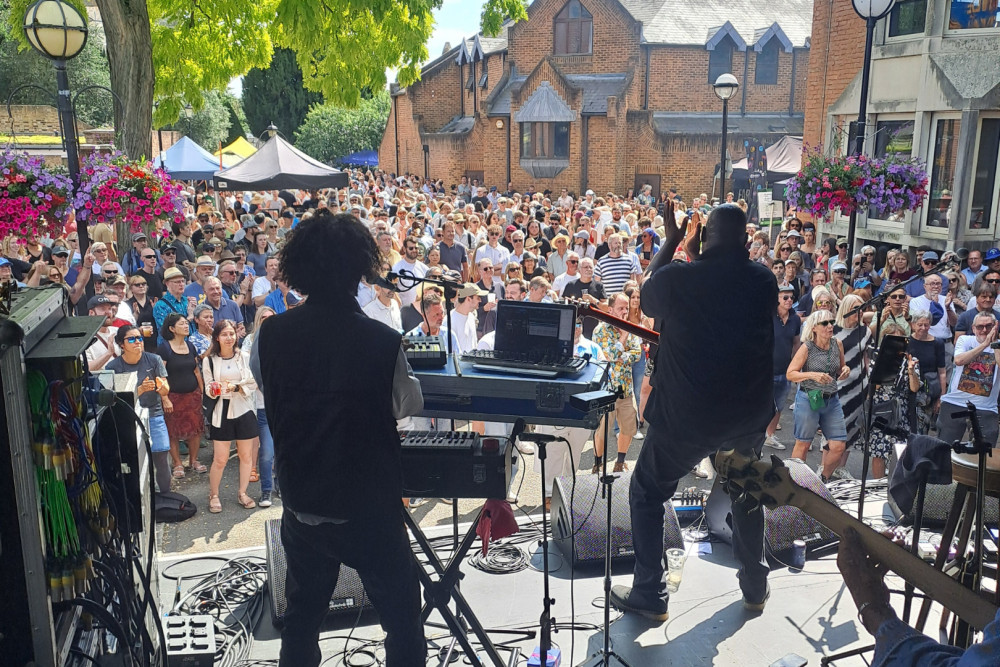 Hundreds of people saw 80+ acts perform at High Tide Festival 2024 in Twickenham on 27 July (credit: High Tide Festival).