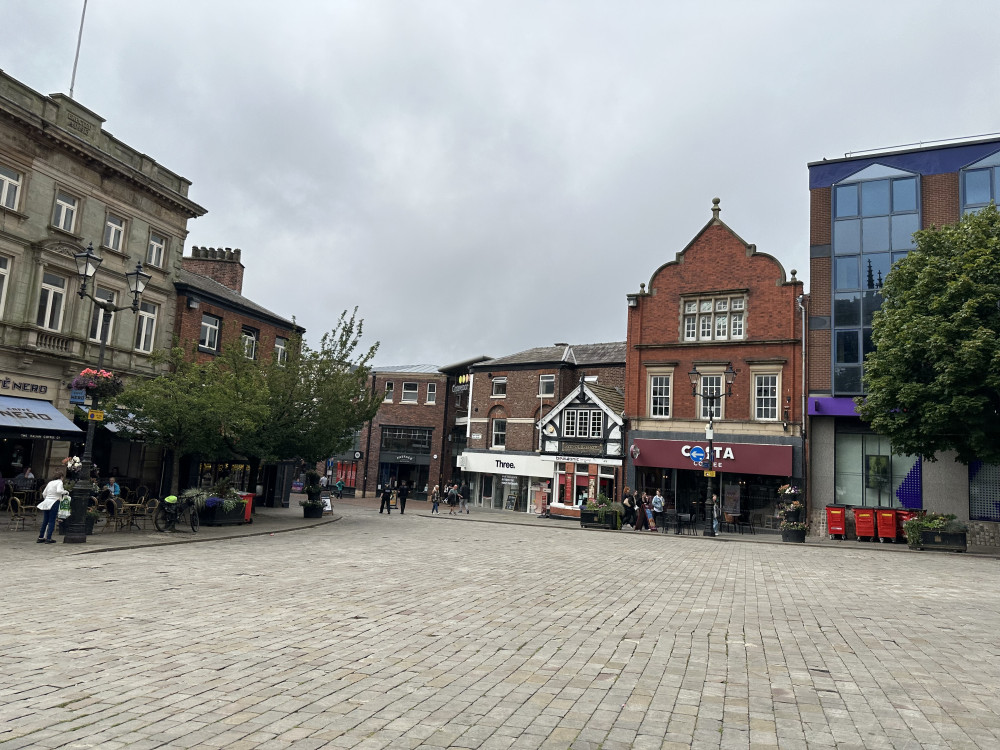 Market Place in Macclesfield. (Image - Macclesfield Nub News) 