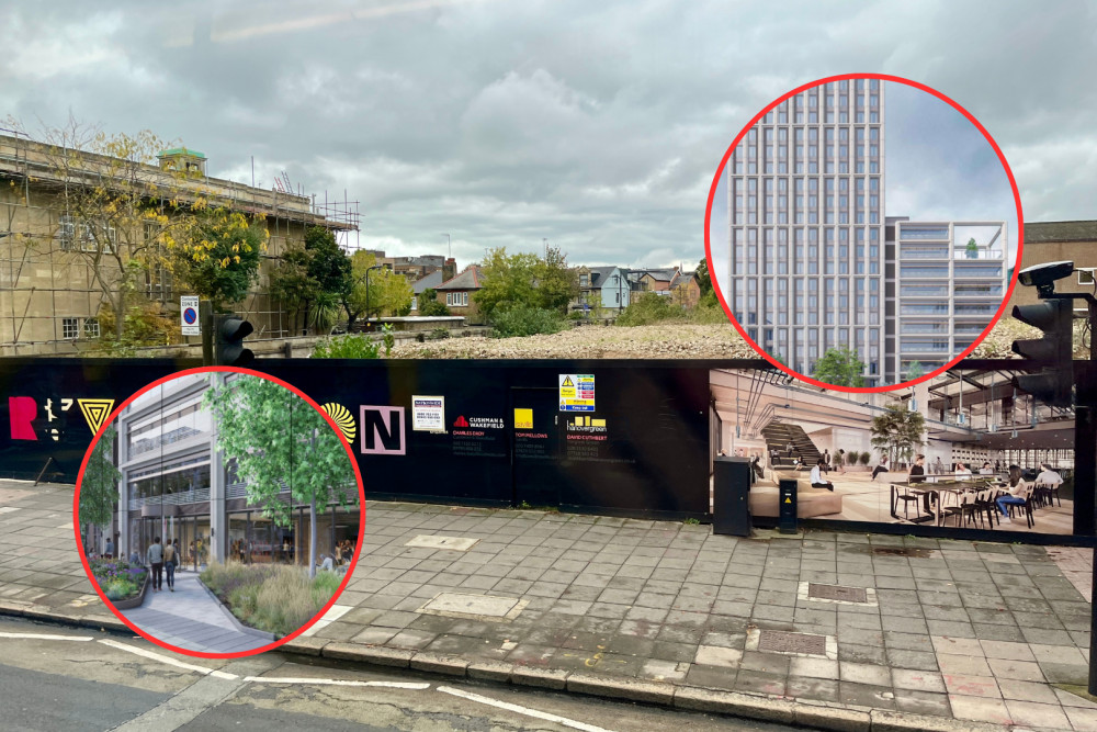 Currently the Exchange Plaza site remains vacant but it will see 504 student beds and office space come to Ealing (credit: Cesar Medina & Ealing Council).