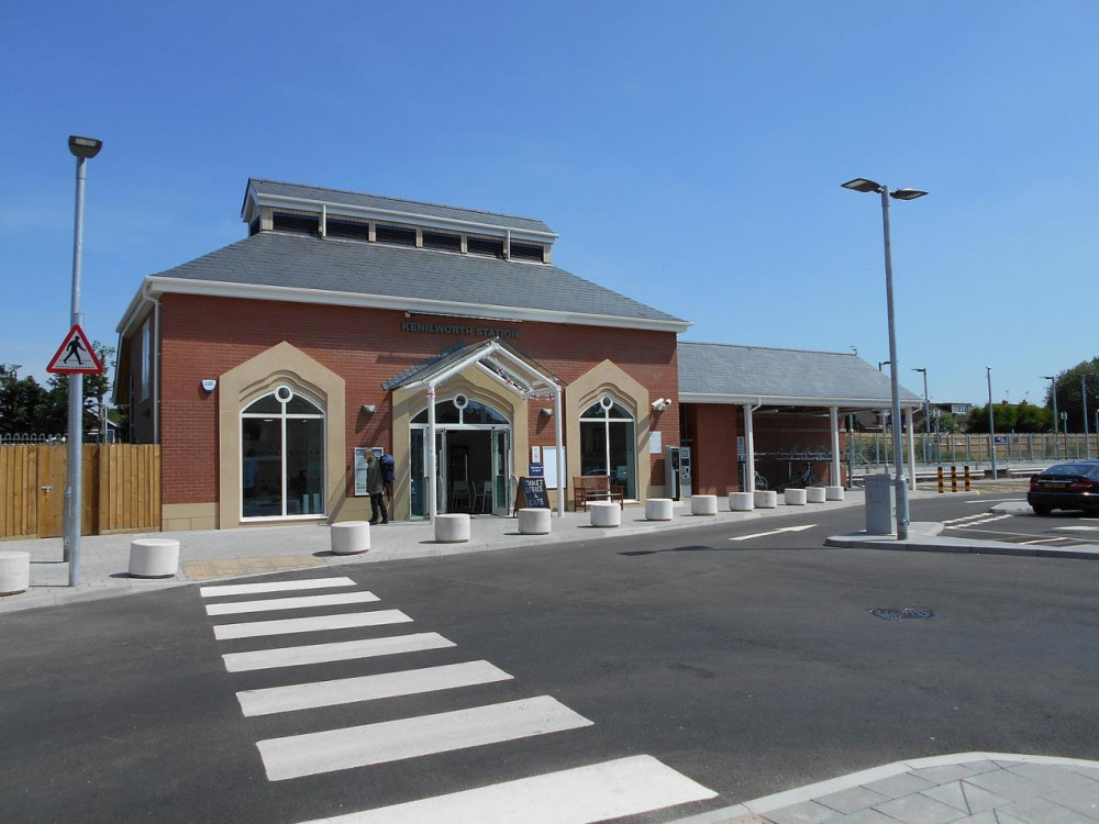 Kenilworth Station remains without a tenant at its coffee kiosk (image via Warwickshire County Council)