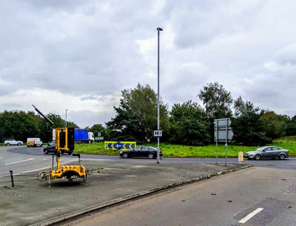 On Monday 12 August, Cheshire Police received reports of a serious collision at Meremoor Moss Roundabout on the A500, Weston (Google).