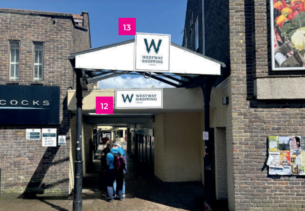 How the new signs at Westway Shopping Centre could look (image via planning application)