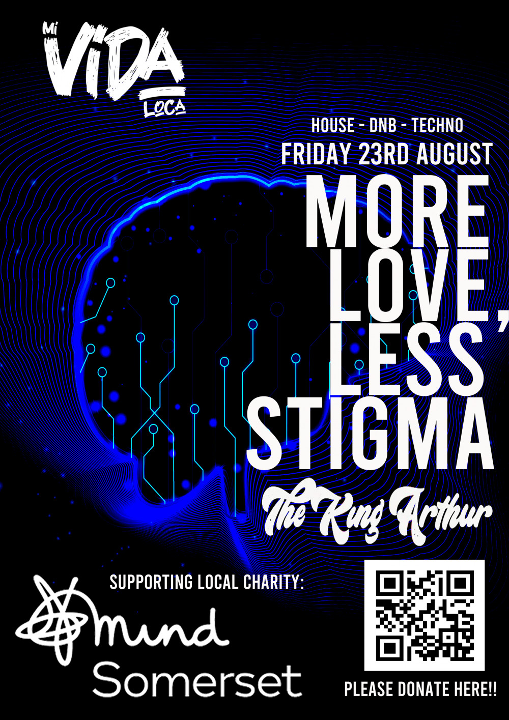 Forgive & Forget Presents: Mi Vida Loca: More Love, Less Stigma (Mind Somerset Charity Event)