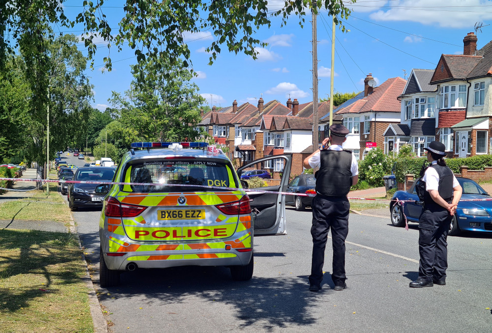 A man in his 30s was arrested on suspicion of possessing cannabis with intent to supply and possession of an offensive weapon (image via SWNS)