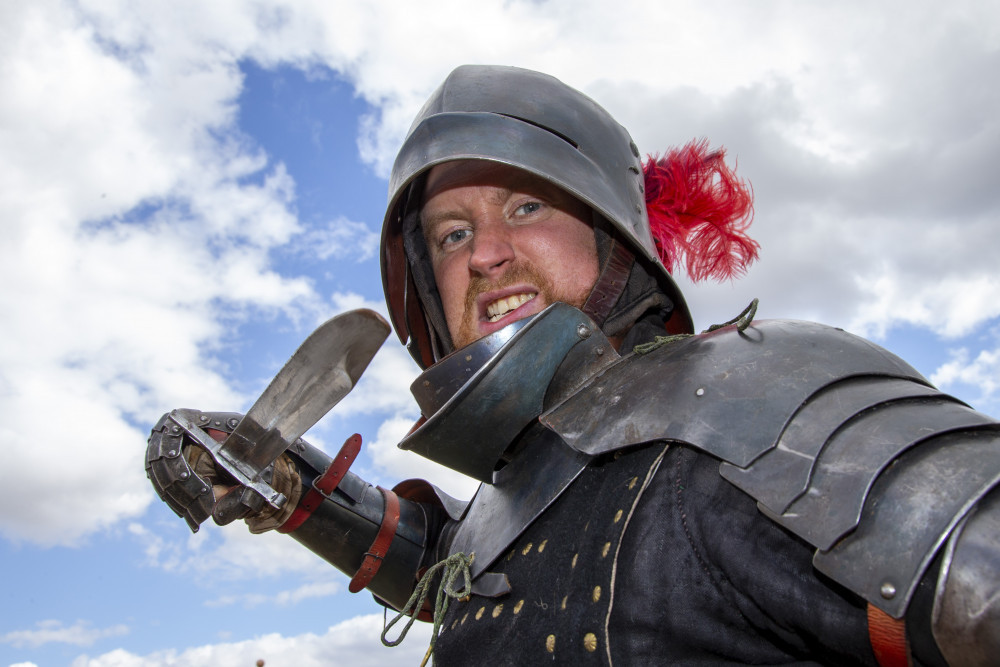 The Bosworth Medieval Festival at the Bosworth Battlefield Heritage Centre, near Coalville