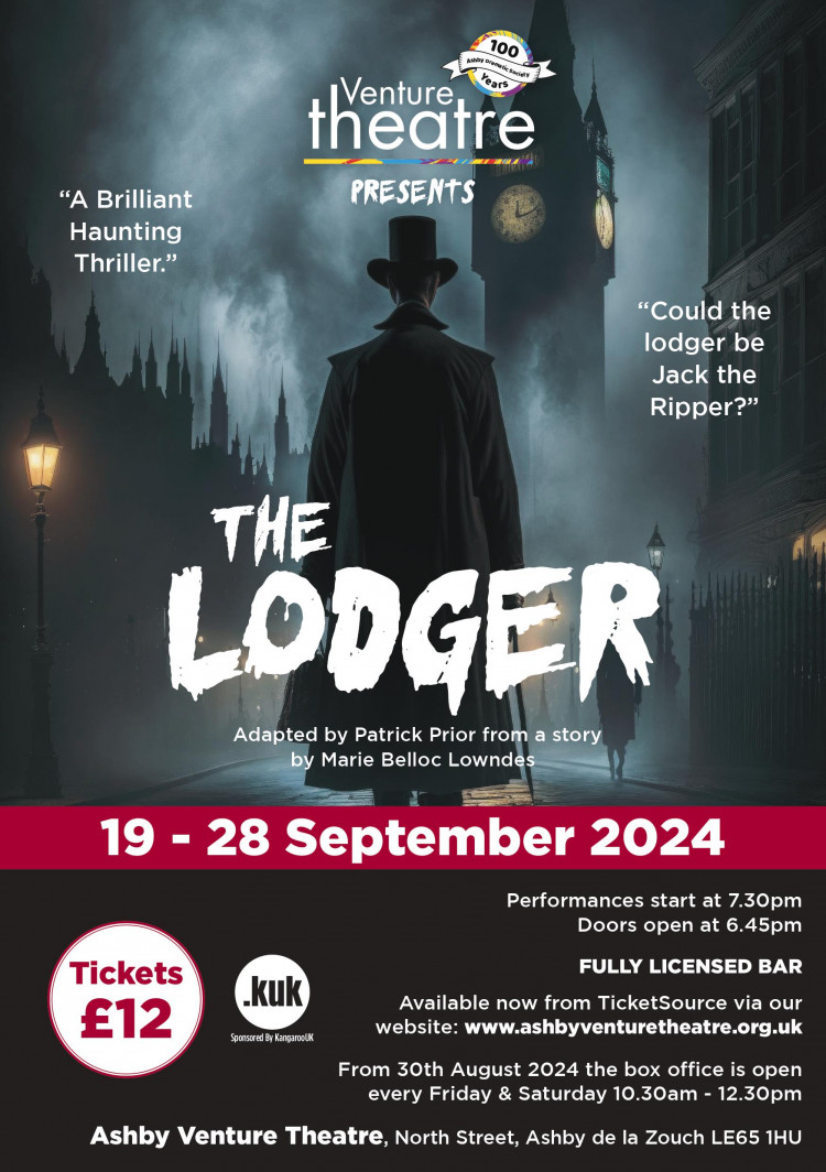 The Lodger at the Venture Theatre, North Street, Ashby-de-la-Zouch