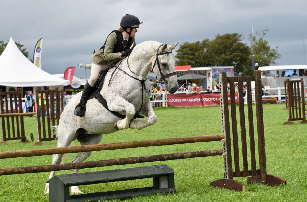 Thrilling moments during the Horse Jumping display, one of the show’s top equestrian events.