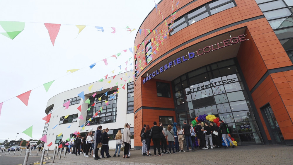 Macclesfield College is open for enrolment from Thursday 22 August through to Saturday 31 August (Image - Macclesfield College)