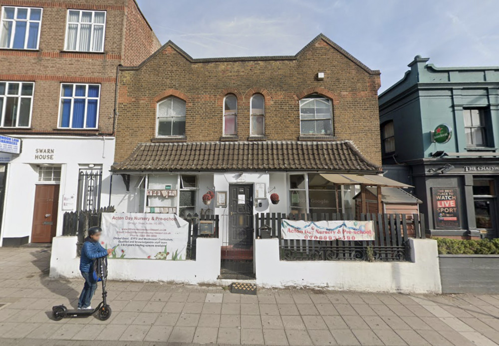 Acton Day Nursery & Pre-school has recently received an Ofsted rating of 'Inadequate' (credit: Google Maps).