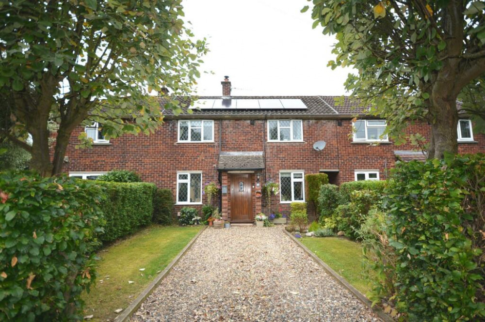 The elegant entrance to this available Sandbach home. (Image - Stephenson Browne Sandbach) 