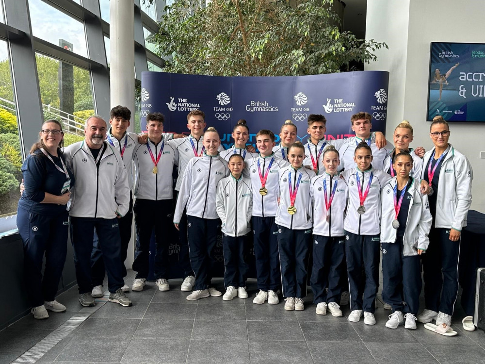 Richmond Gymnastics Association will represent Great Britain at the World Acrobatic Championships next month (credit: Richmond Gymnastics Association).