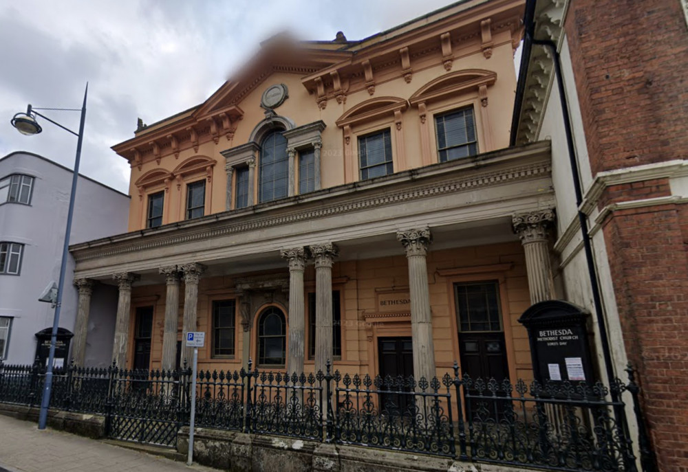 Re-Form Heritage is exploring potential new uses for Bethesda Methodist Chapel in Hanley (Google).