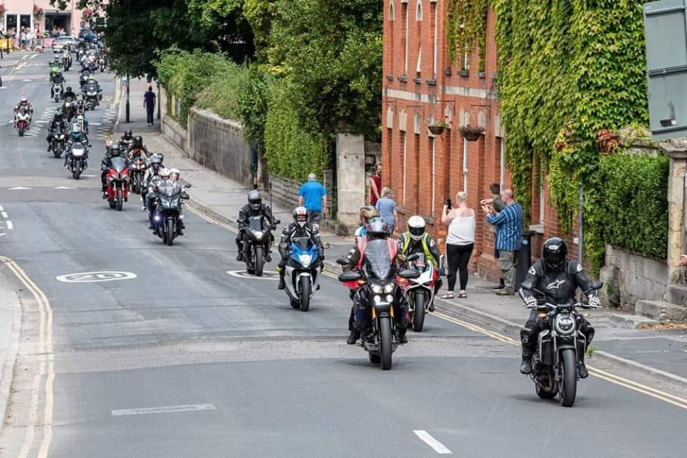 RITS features a motorbike ride-out in memory of Lee Baker (Photo: RITS) 