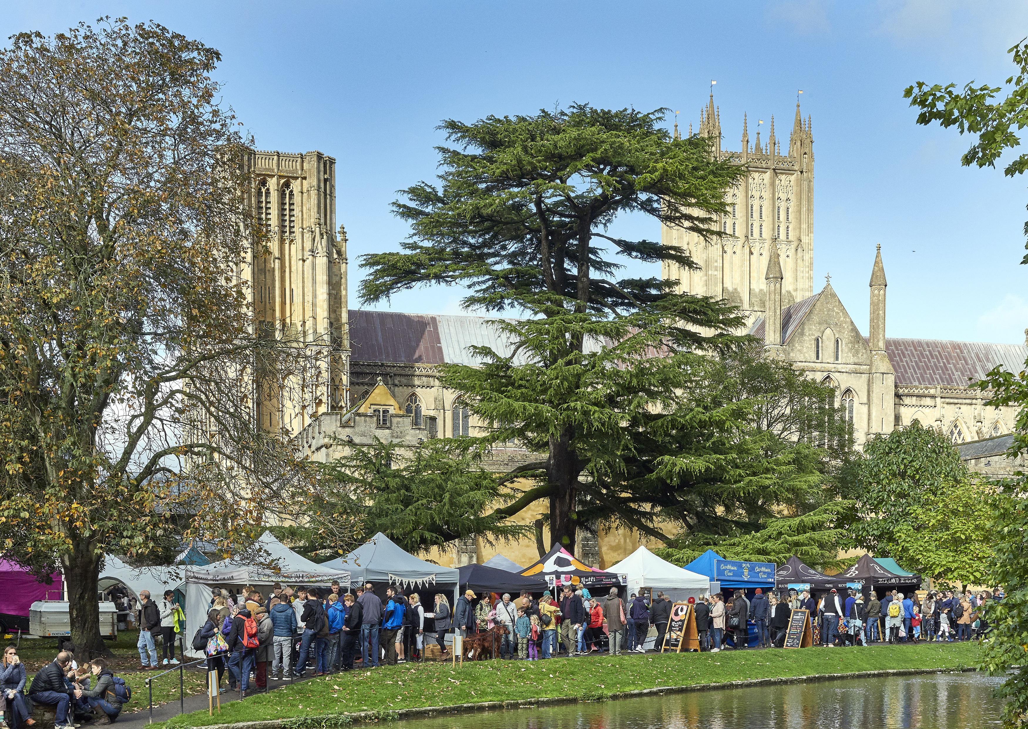 The Artisan Market stretches from the High Street into the Market Place, along the Moat and into the Recreation Ground. CREDIT John Law