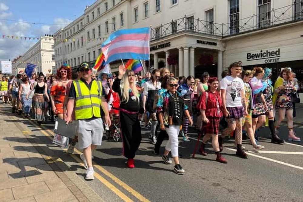 Warwickshire Pride was held last weekend in Leamington (image via Matt Western's office)