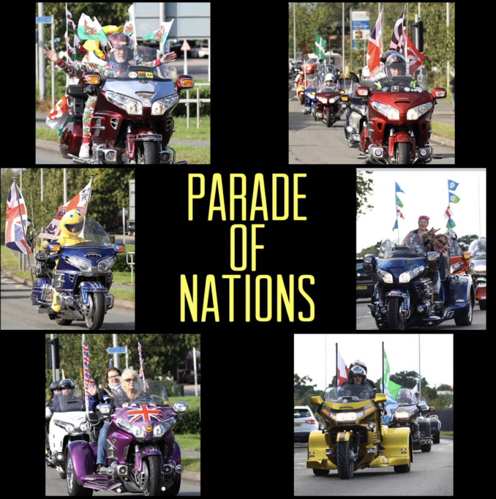 The Parade of Nations will take place on 24 August at 5pm (Gold Wing Owners Club of GB).