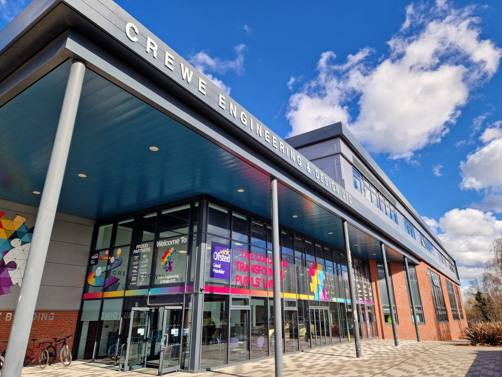 Students and staff at Crewe Engineering and Design UTC, part of The Learning Partnership, are celebrating after receiving their GCSE results (Ryan Parker).