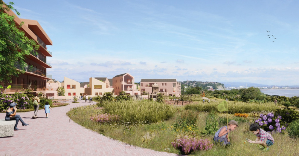 An image of the planned development