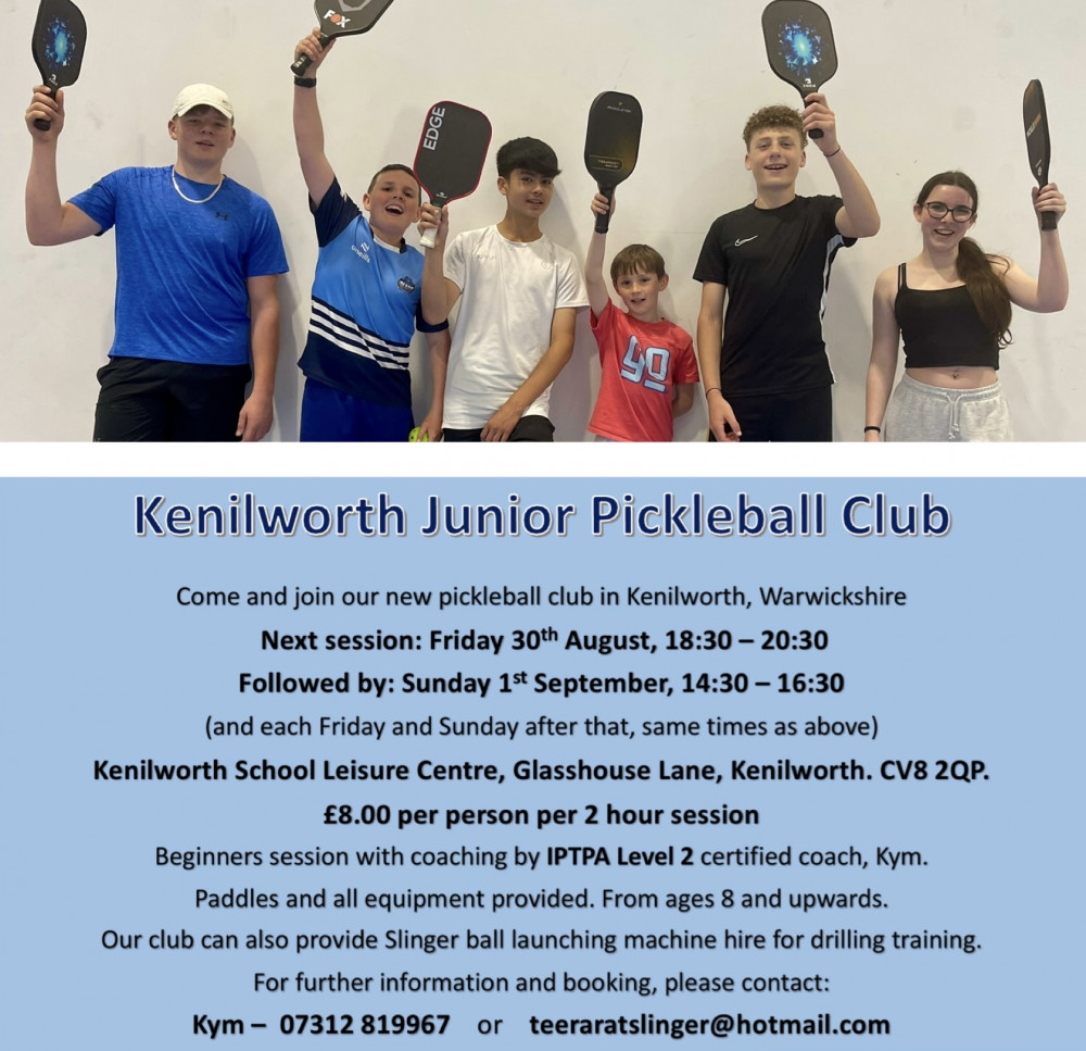 Kenilworth Junior Pickleball Club