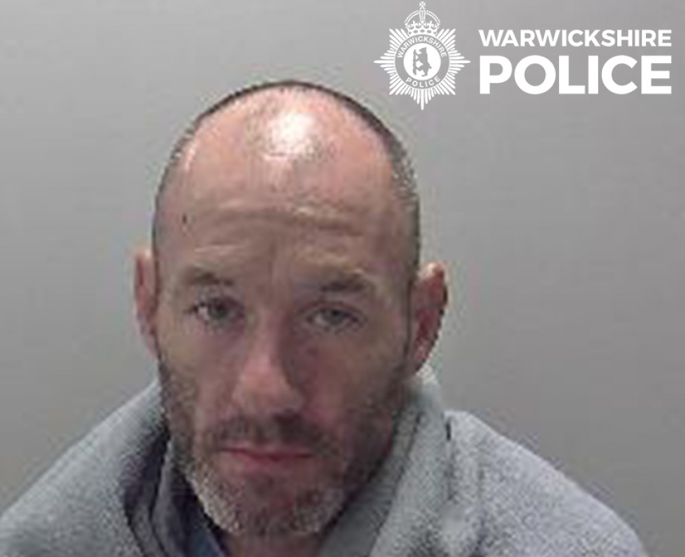 John Lewis has received an eight weeks in prison for stealing charity box (image via Warwickshire Police)