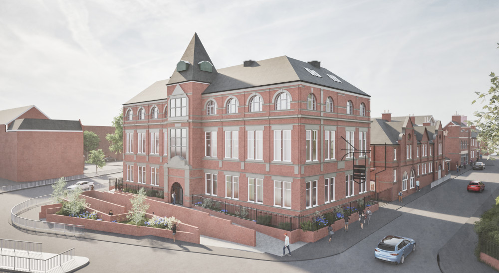 The former Tunstall Library and Baths could be developed into 23 flats and community space (Stoke-on-Trent City Council).