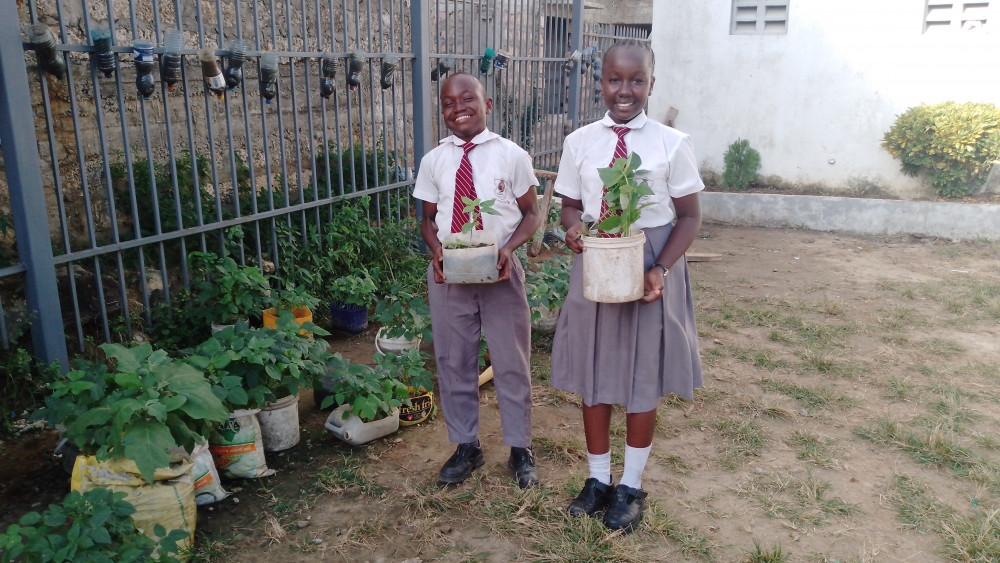 The Rotary Club of Ashby Castle is sponsoring Abrahams and Feldah, both aged 12. Photo: Supplied