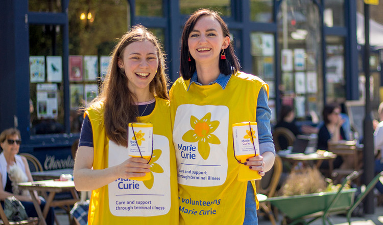 Each donation box raises an average of £26, which is enough to fund an hour of nursing care for someone living with a terminal illness. (Photo: Marie Curie) 