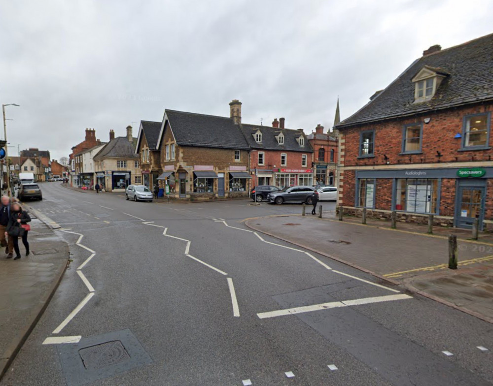 Two new flats could be created on High Street, Oakham (Google).