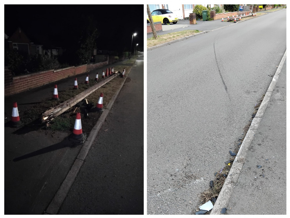 Police were called to the scene on Farmer Ward Road at 8.49pm on August 14 (image by Alison Insley)