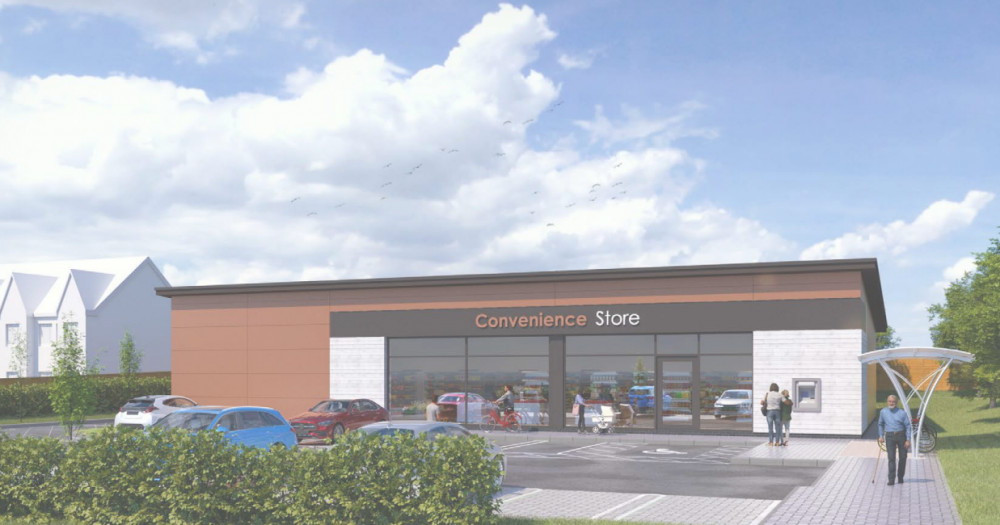 An artist's impression of the proposed Westwood Heath store (image via planning application)